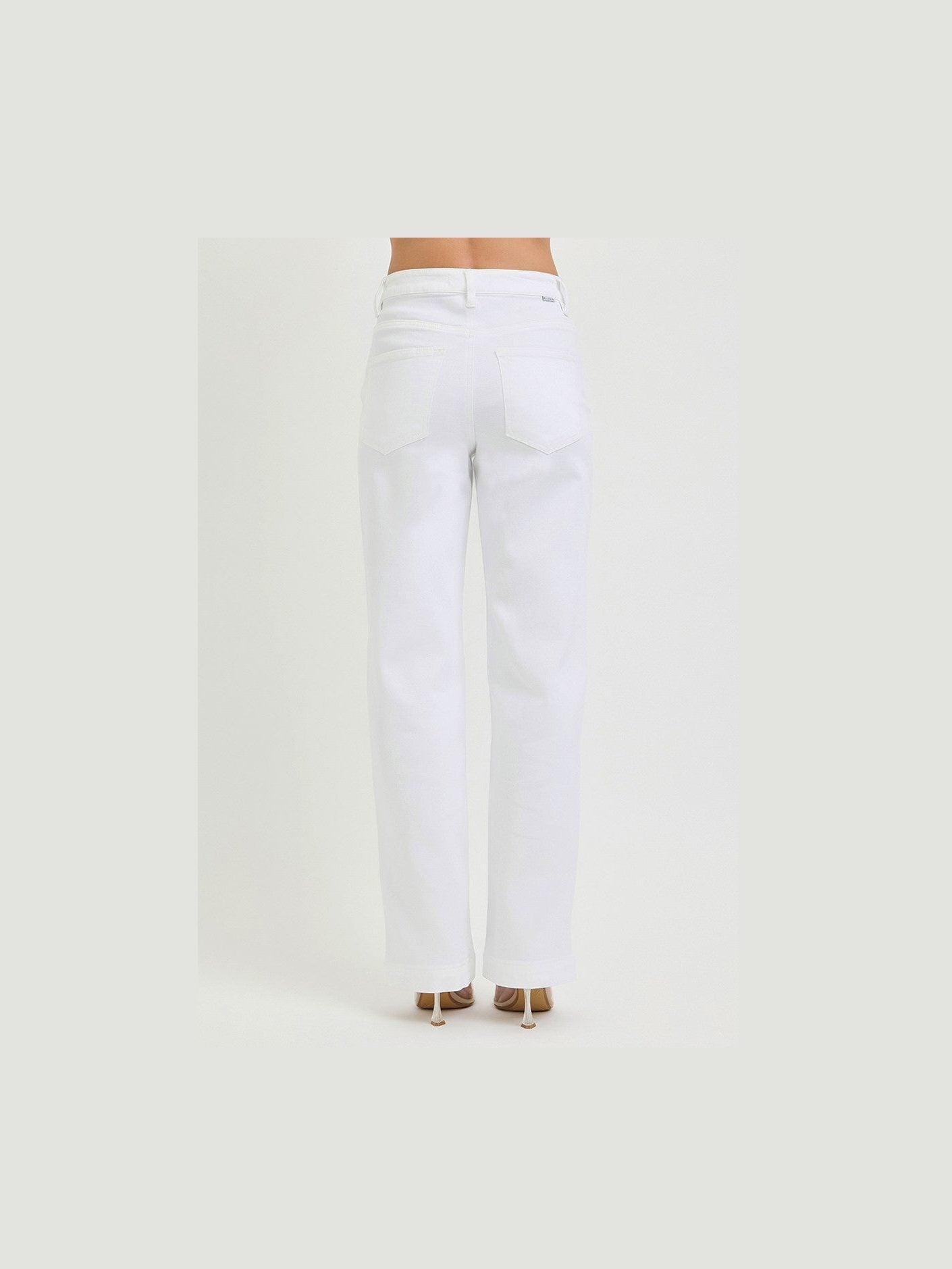 RISEN Full Size High Rise Wide Baggy Pants Plus Size - Courbe et Compagnie