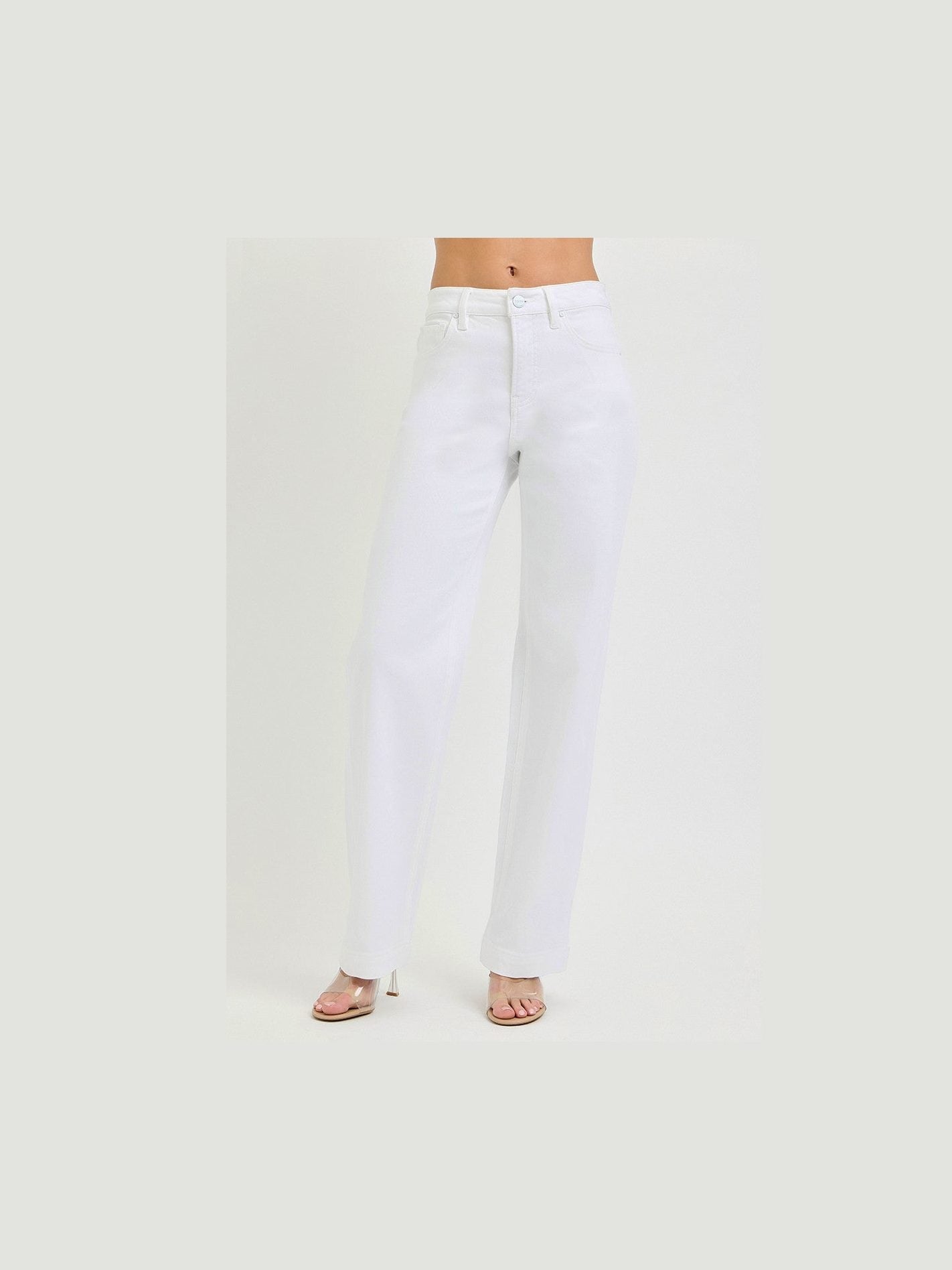 RISEN Full Size High Rise Wide Baggy Pants Plus Size - Courbe et Compagnie