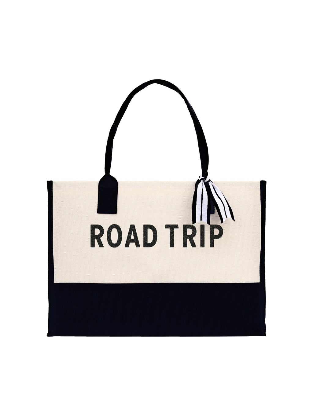 Road Trip Beach Tote Bag - Large Chic Tote Bag - Gift for Her - Vacation Tote Bag - Weekender Bag - Travel Tote - Courbe et Compagnie