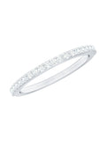 Round Cut Diamond Stackable Eternity Band - Courbe et Compagnie