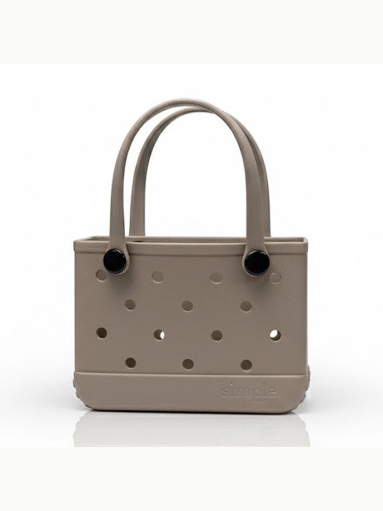 Rubber Tote Bag Set of 3 (XL/M/S) – Stylish Beige Tones EVA Bags, Great Value - Courbe et Compagnie