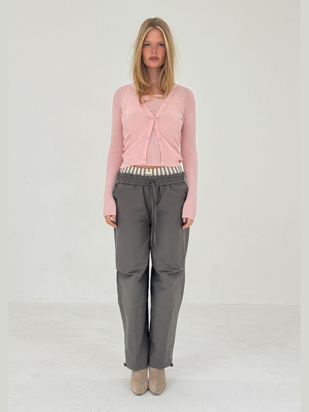 SABLE PANT IN CHARCOAL - Courbe et Compagnie