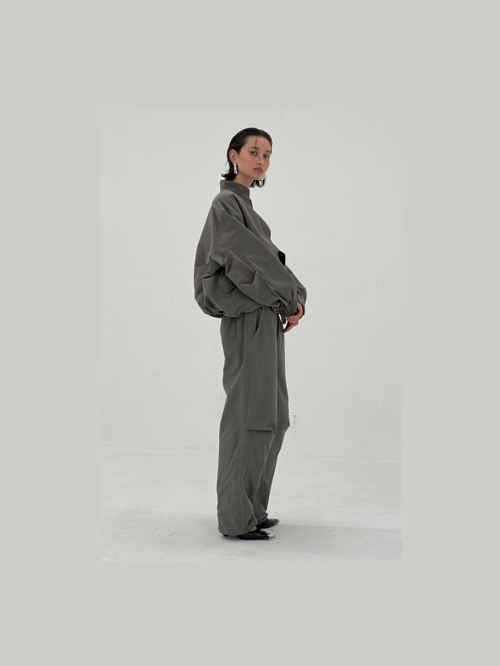 SABLE PANT IN CHARCOAL - Courbe et Compagnie