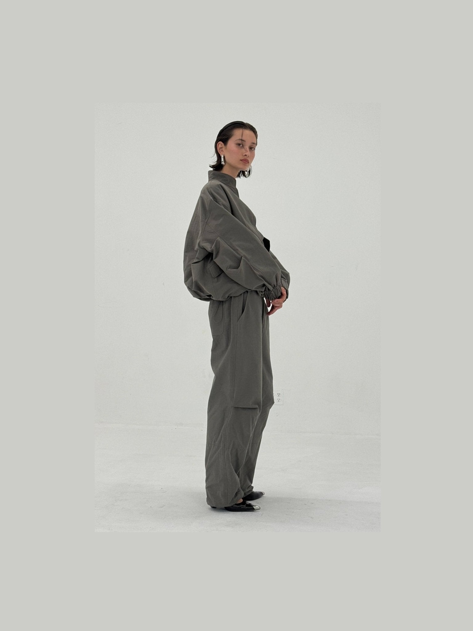 SABLE PANT IN CHARCOAL - Courbe et Compagnie