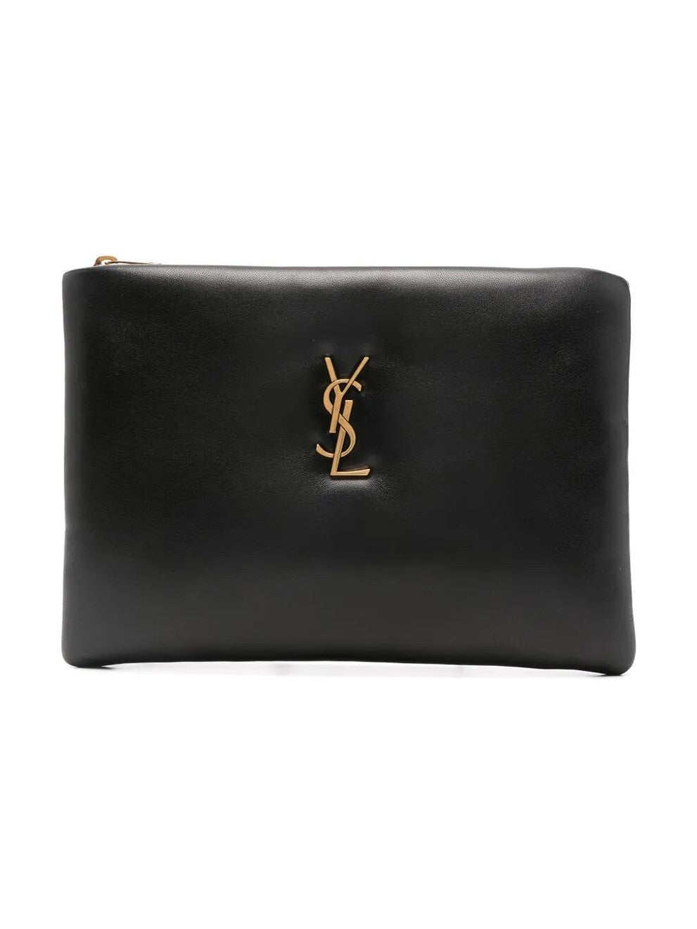 Saint Laurent Women Calypso Small Pouch In Lambskin - Courbe et Compagnie