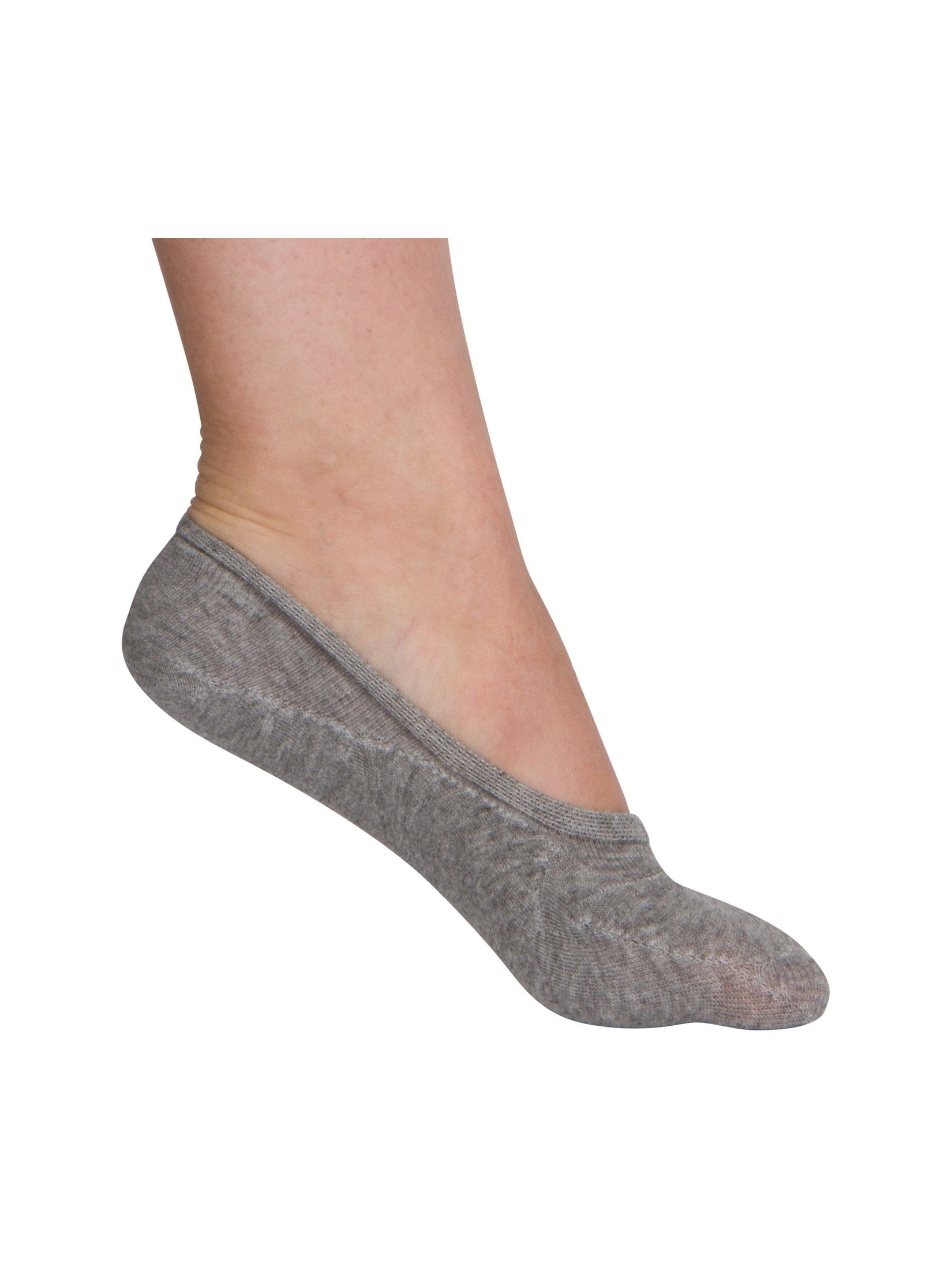 Sakkas Women's Footsies Solid Shoe Foot Invisible Liner No Show Socks - 4 Pack - Courbe et Compagnie