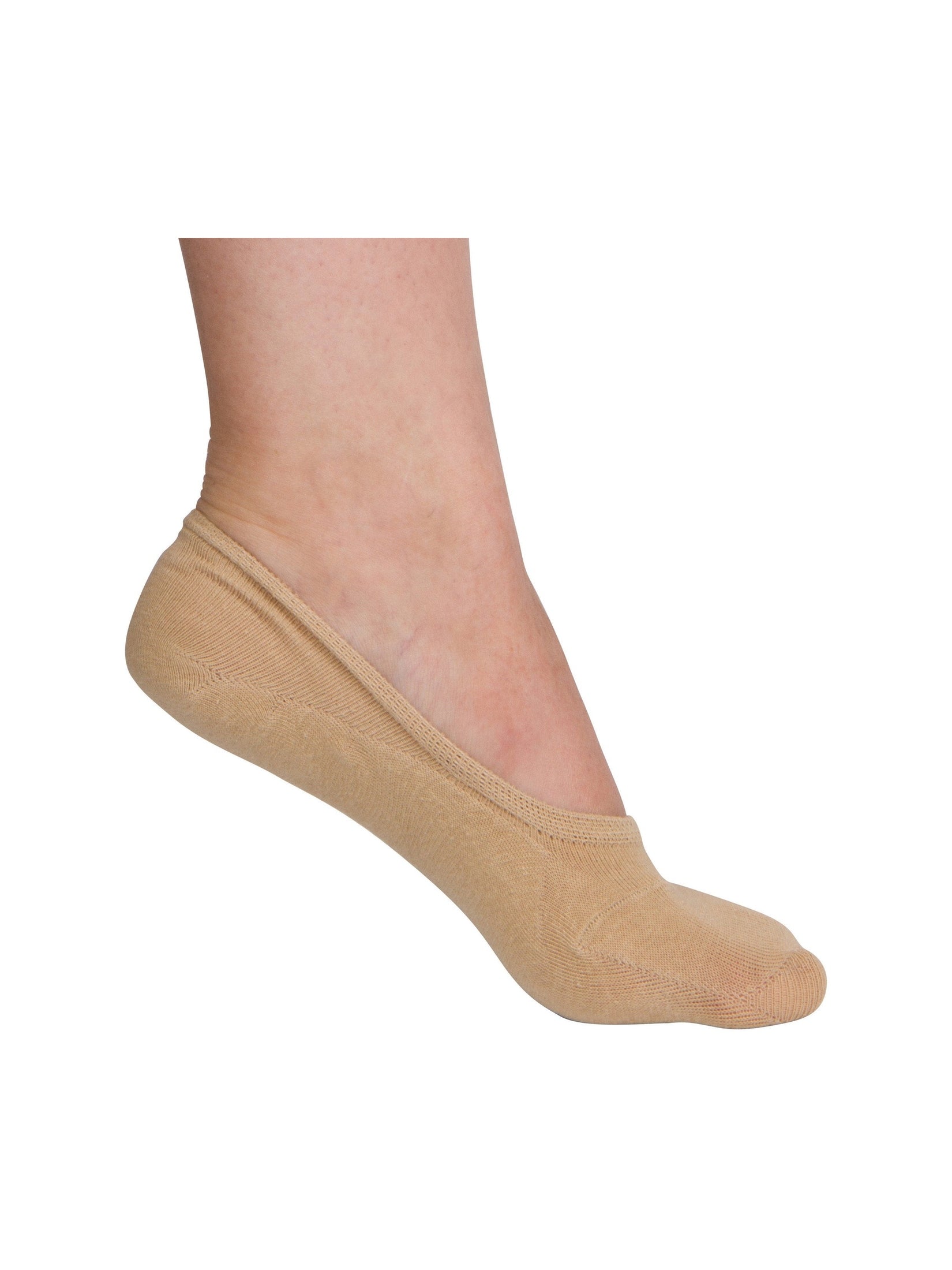 Sakkas Women's Footsies Solid Shoe Foot Invisible Liner No Show Socks - 4 Pack - Courbe et Compagnie
