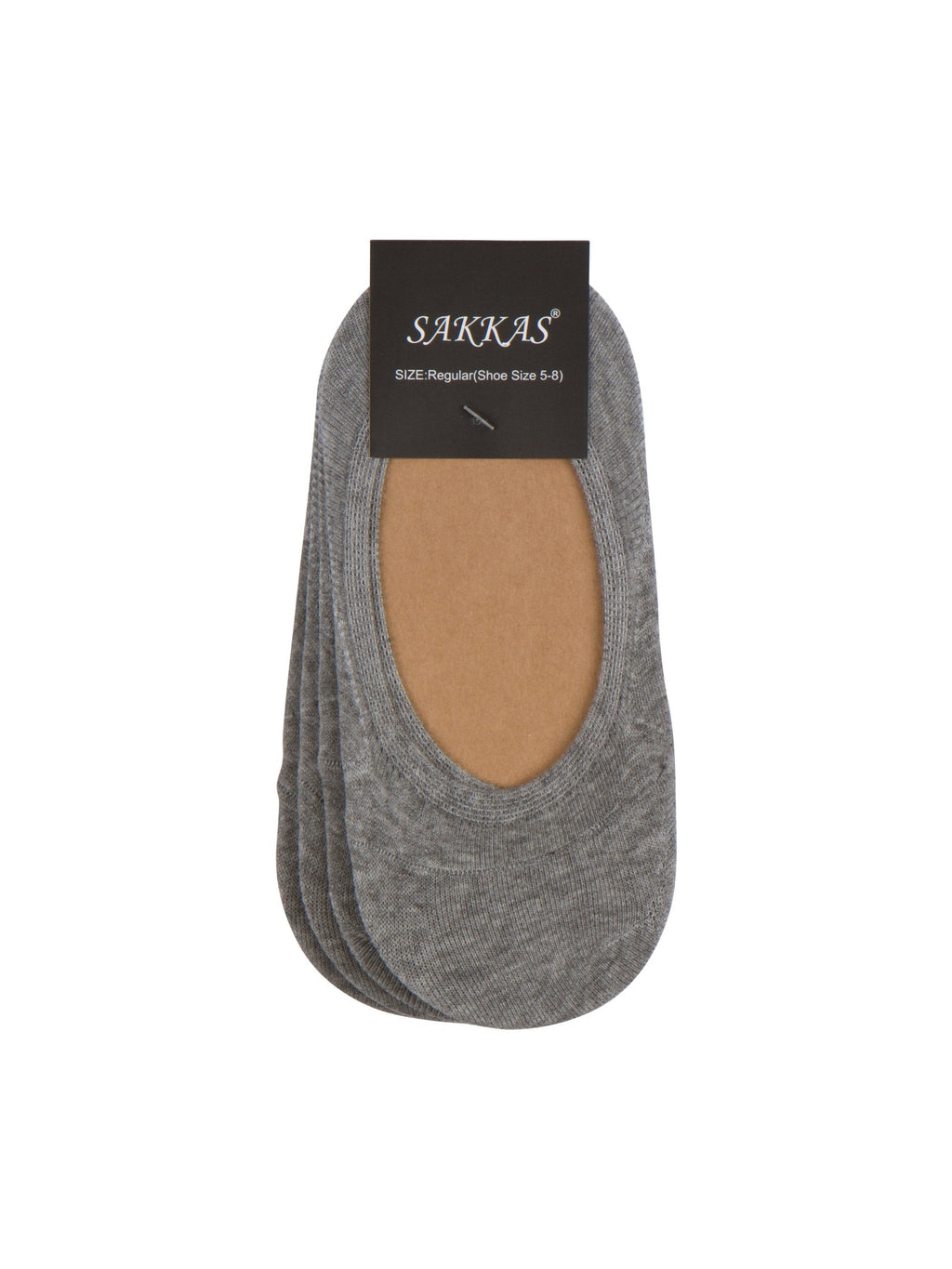 Sakkas Women's Footsies Solid Shoe Foot Invisible Liner No Show Socks - 4 Pack - Courbe et Compagnie