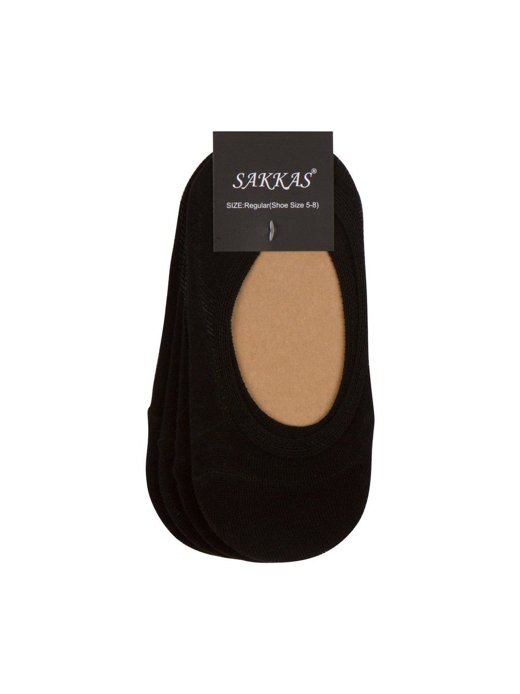 Sakkas Women's Footsies Solid Shoe Foot Invisible Liner No Show Socks - 4 Pack - Courbe et Compagnie