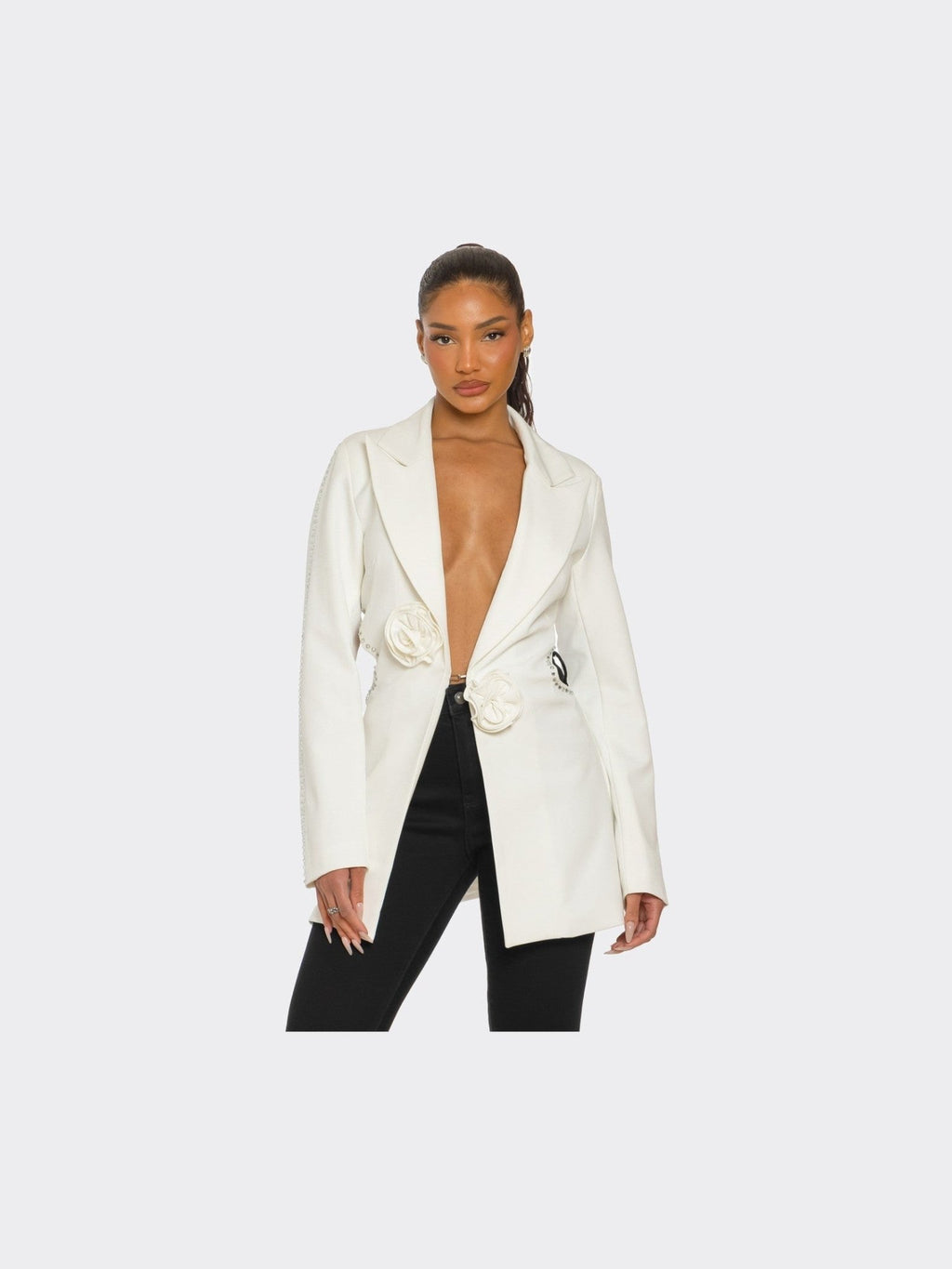 Sculpted Elegance Blazer - Courbe et Compagnie