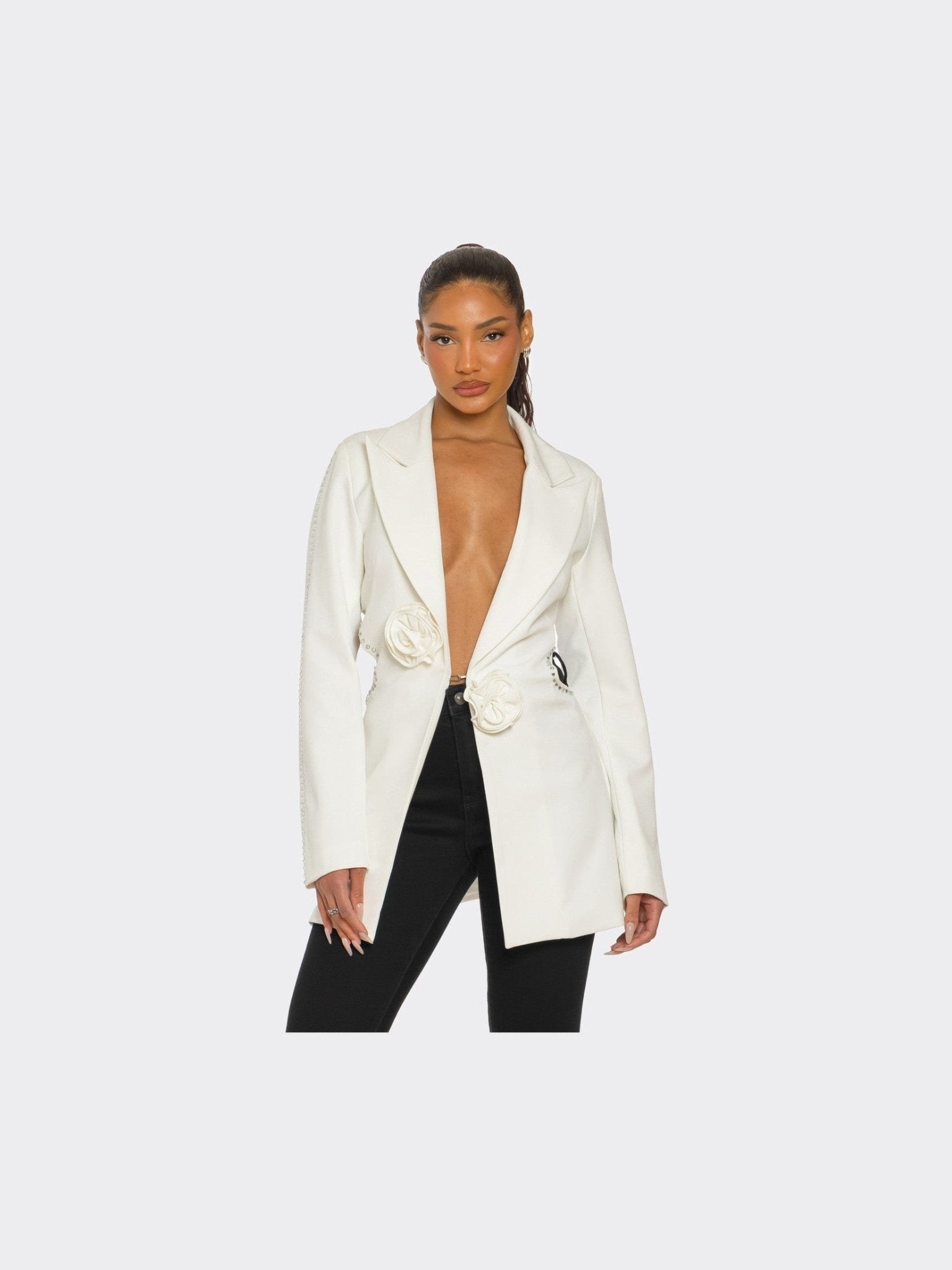 Sculpted Elegance Blazer - Courbe et Compagnie