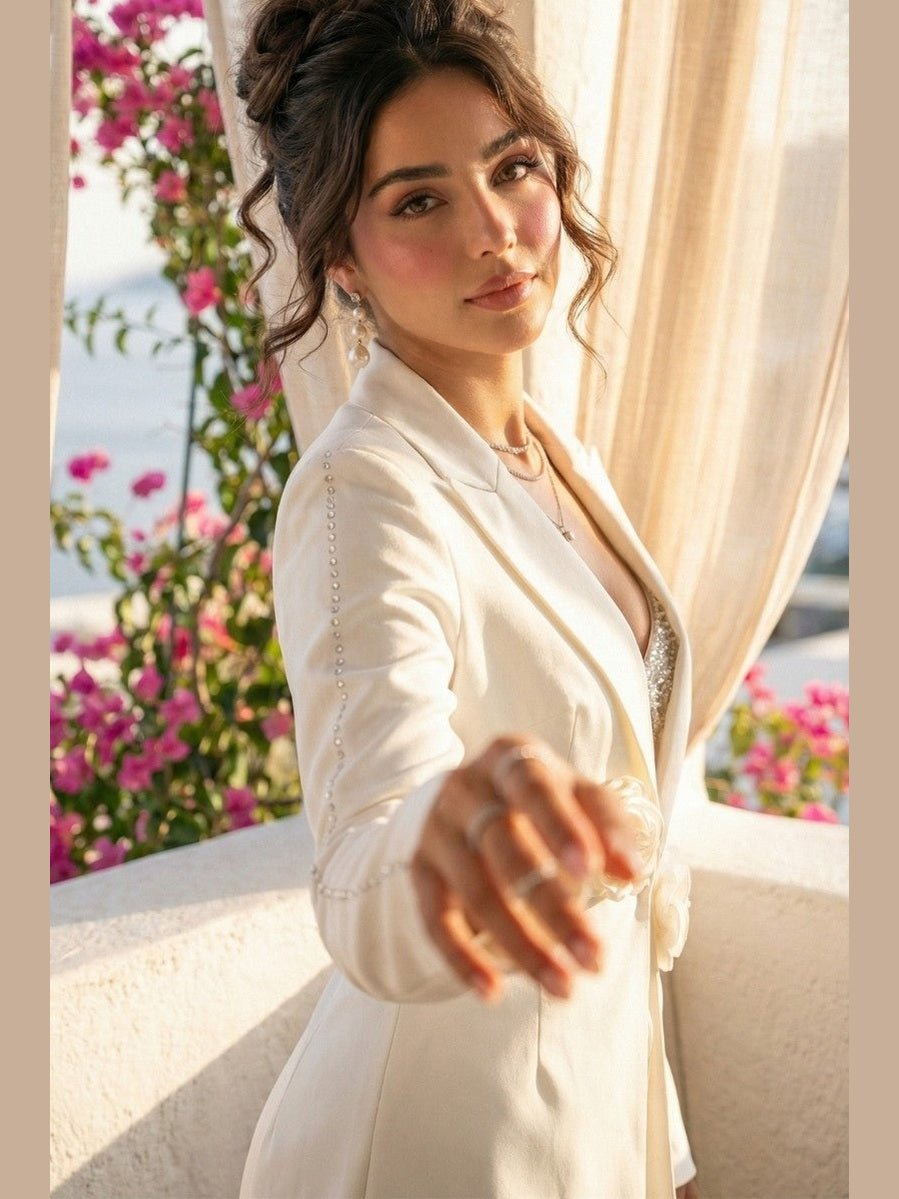 Sculpted Elegance Blazer - Courbe et Compagnie