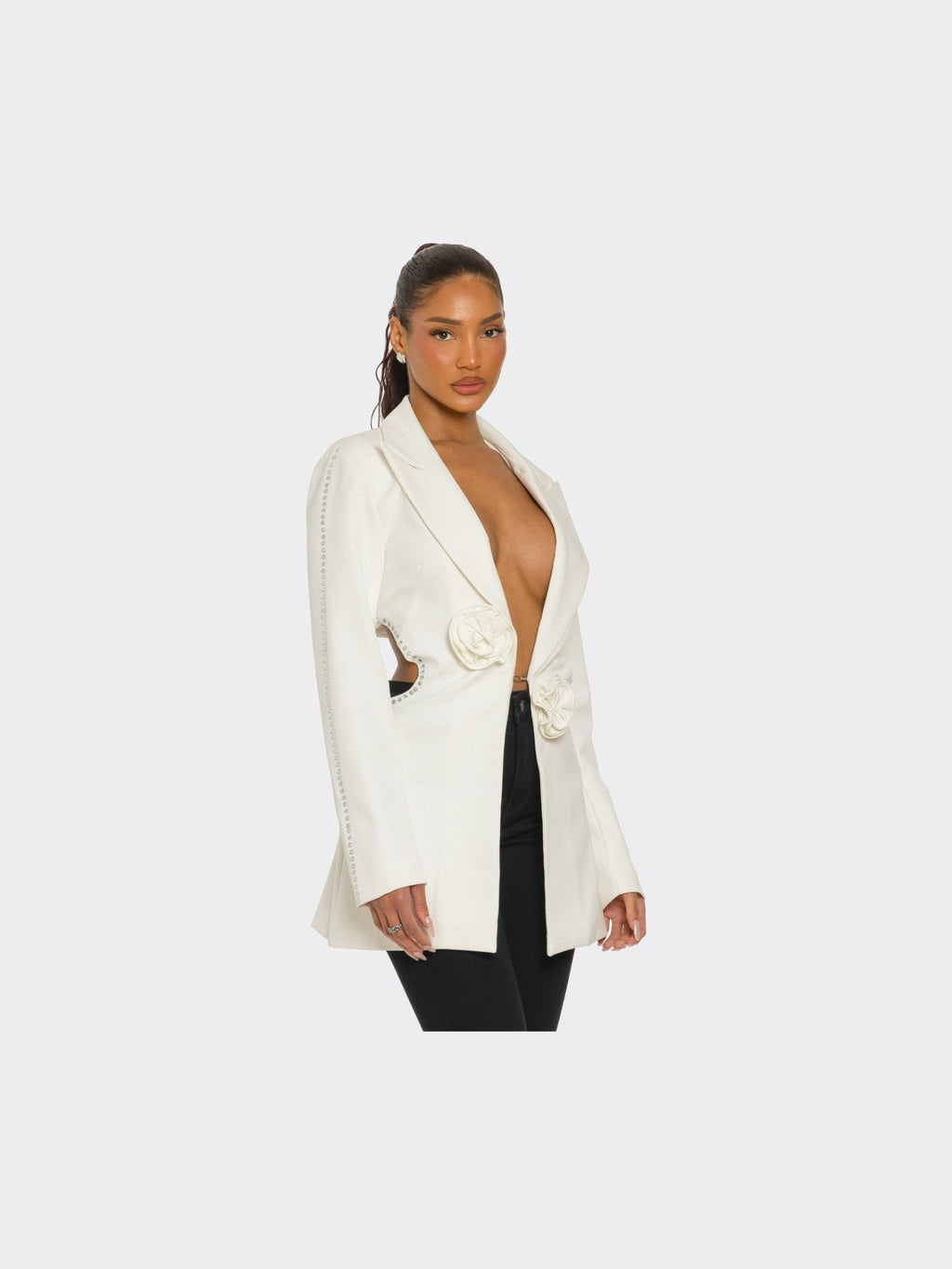 Sculpted Elegance Blazer - Courbe et Compagnie