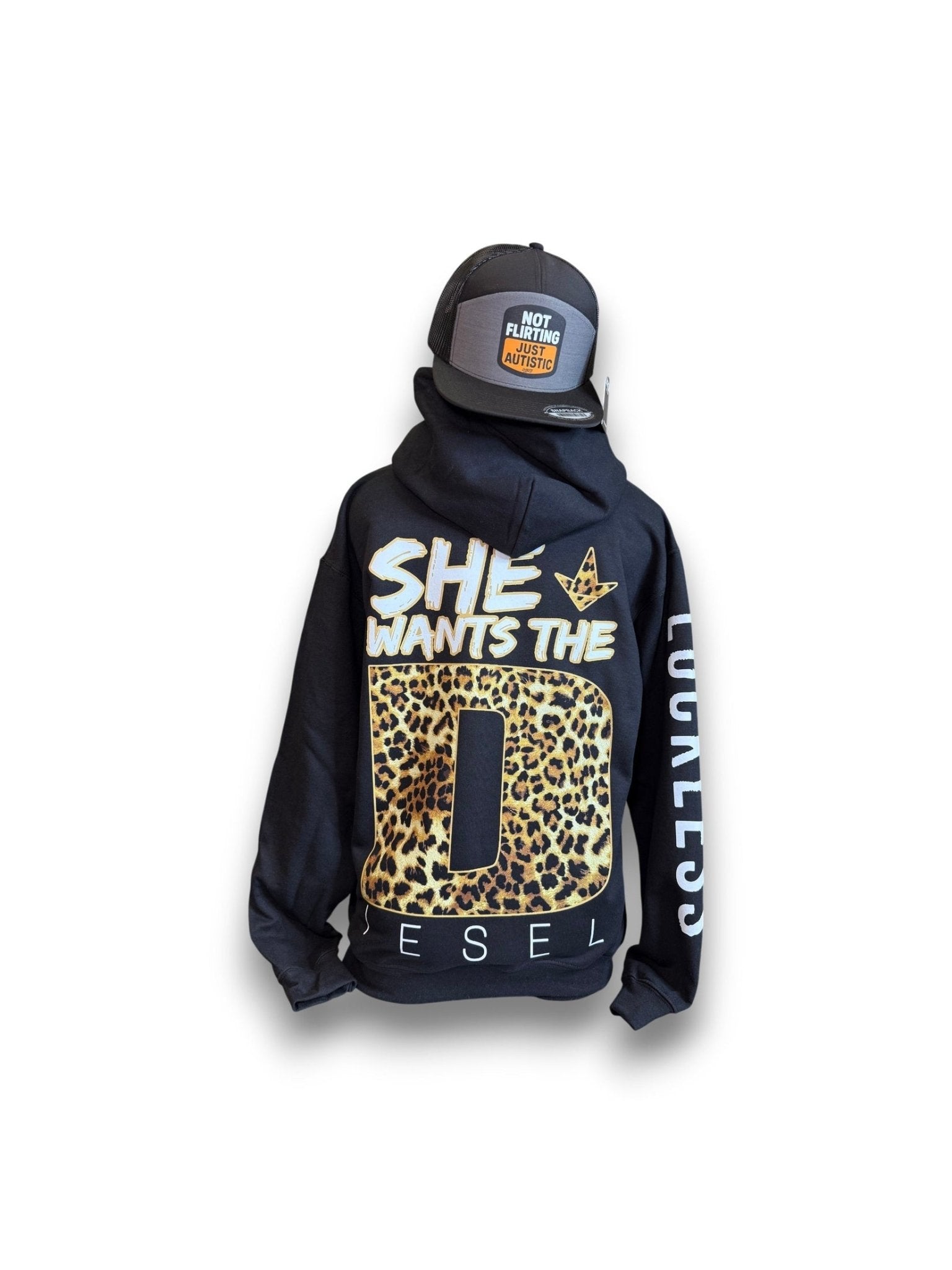 She Wants The Diesel Hoodie Leopard Edition - Courbe et Compagnie