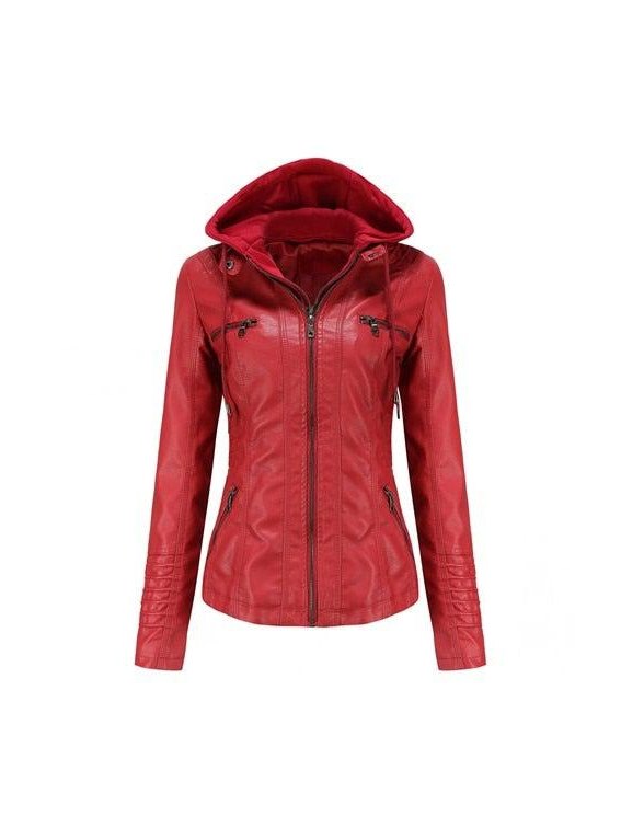 Shenandoah Womens Real Leather Hooded Jacket - Courbe et Compagnie