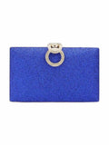 Shimmery Evening Clutch Crossbody Bag - Courbe et Compagnie
