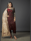 Silk Kurti Set — Festive & Formal Party Wear - Courbe et Compagnie