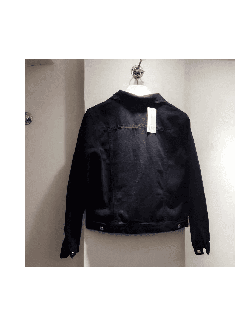 Slim-Fit Denim Jacket – Classic Button-Up Jean Coat - Courbe et Compagnie