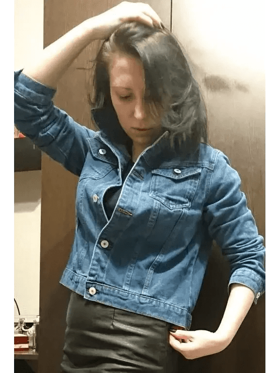 Slim-Fit Denim Jacket – Classic Button-Up Jean Coat - Courbe et Compagnie