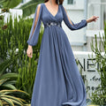 Slim Fit Plus Size Maxi Dress - Courbe et Compagnie