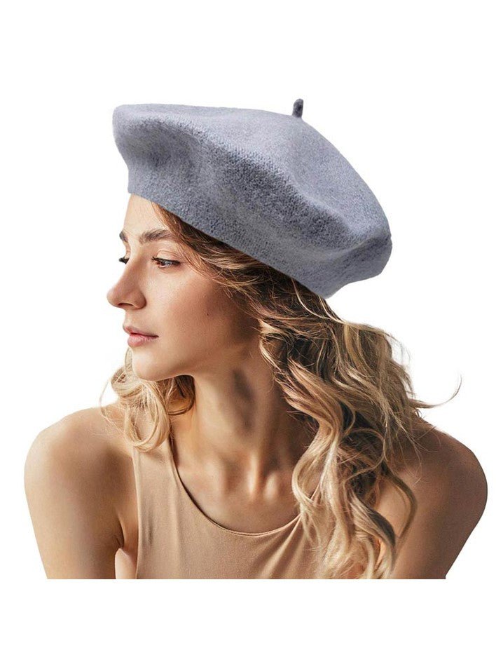 Solid Beret Hat - Courbe et Compagnie