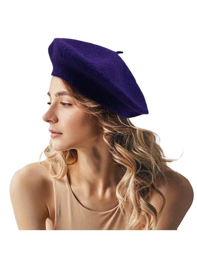 Solid Beret Hat - Courbe et Compagnie