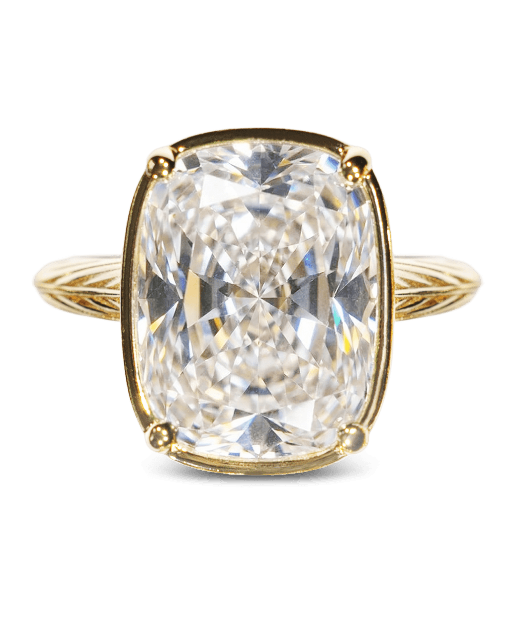 Sterling Silver Elongated Cushion Cocktail Ring - Courbe et Compagnie