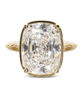 Sterling Silver Elongated Cushion Cocktail Ring - Courbe et Compagnie