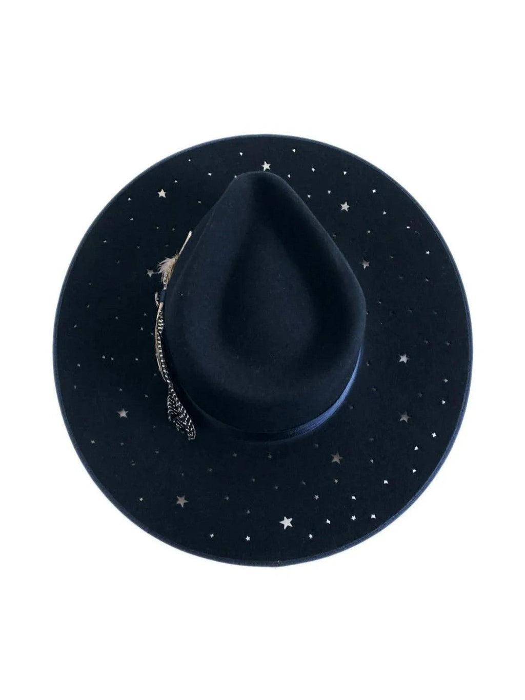 Stetson Night Sky S - Wide Brim Fedora Wool Felt Cowgirl Hat - Courbe et Compagnie