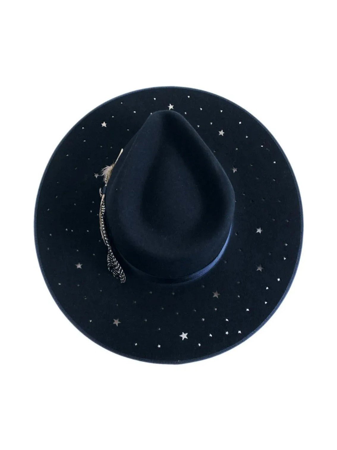 Stetson Night Sky S - Wide Brim Fedora Wool Felt Cowgirl Hat - Courbe et Compagnie