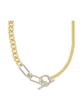 Suzanne Mixed Link Dual Tone Chain Necklace - Courbe et Compagnie
