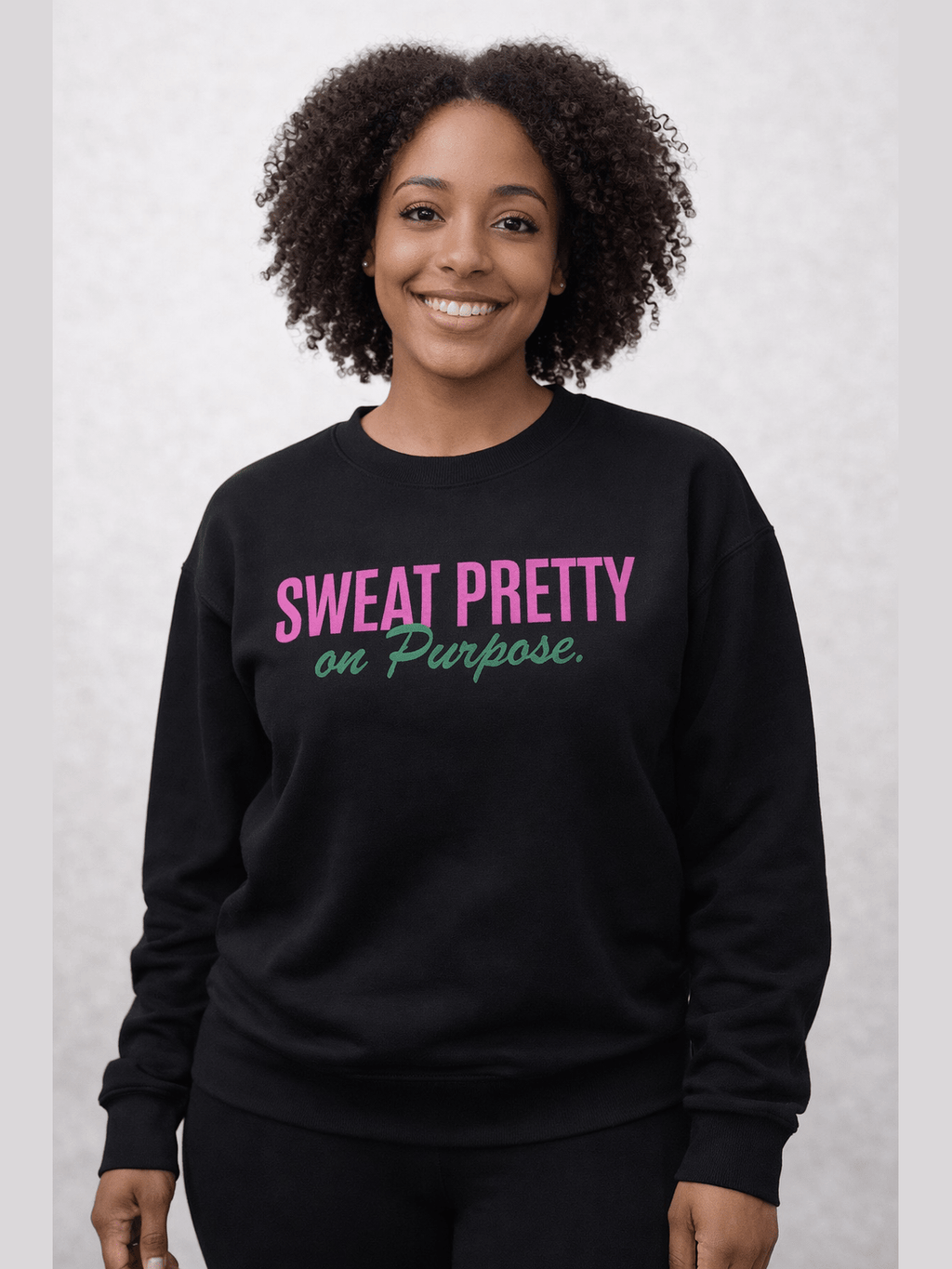 Sweat Pretty on Purpose Sweatshirt - Courbe et Compagnie