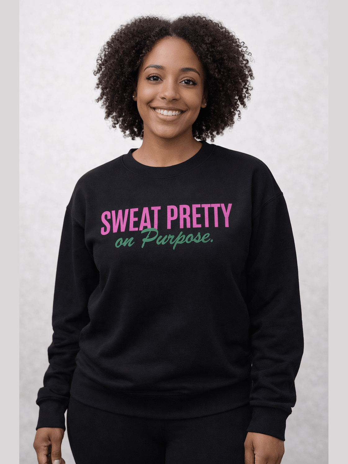 Sweat Pretty on Purpose Sweatshirt - Courbe et Compagnie