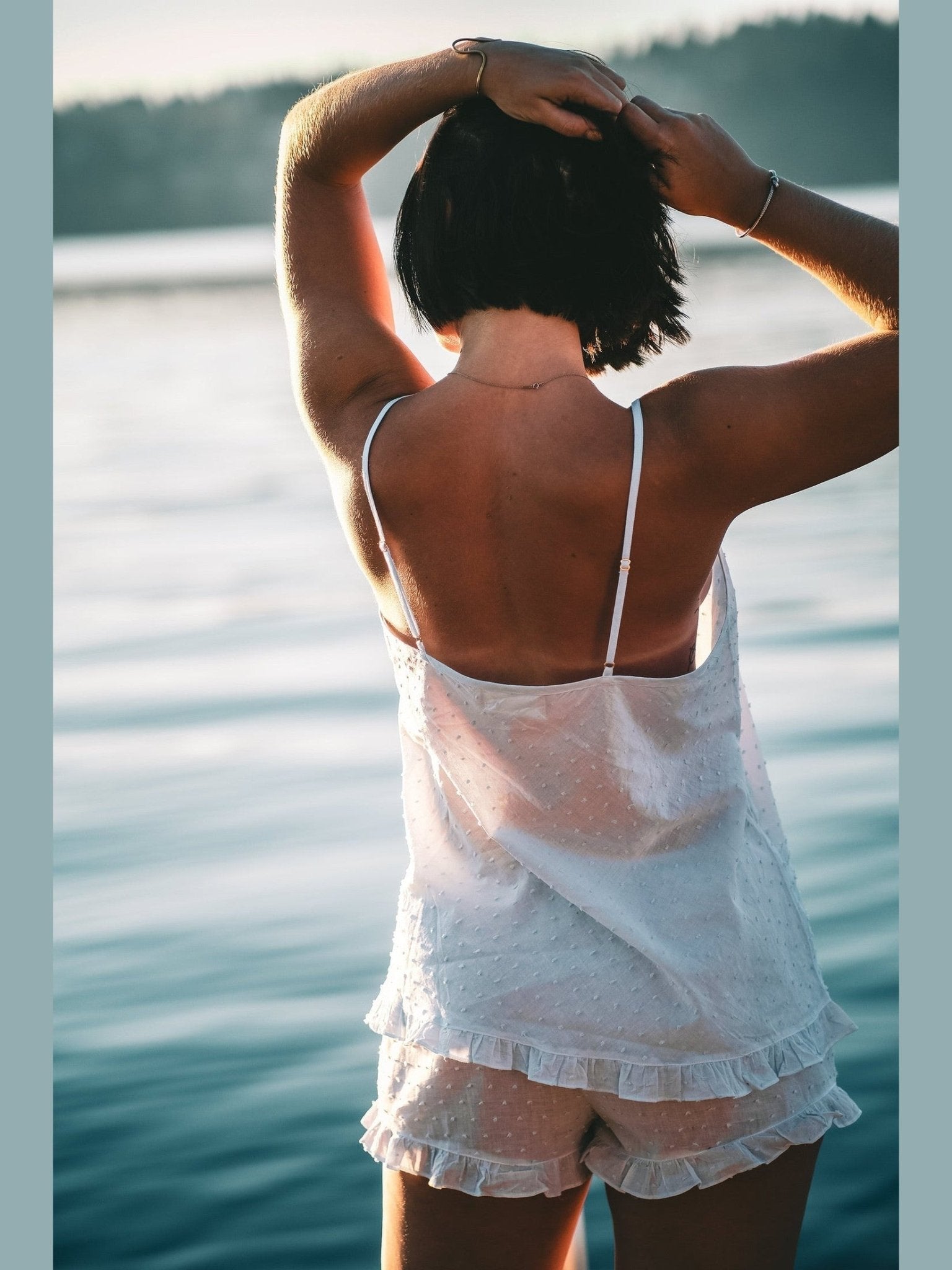 Swiss Dot Camisole and Shorties - Courbe et Compagnie