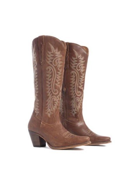 Sylvia Prairie Leather Boots - Courbe et Compagnie