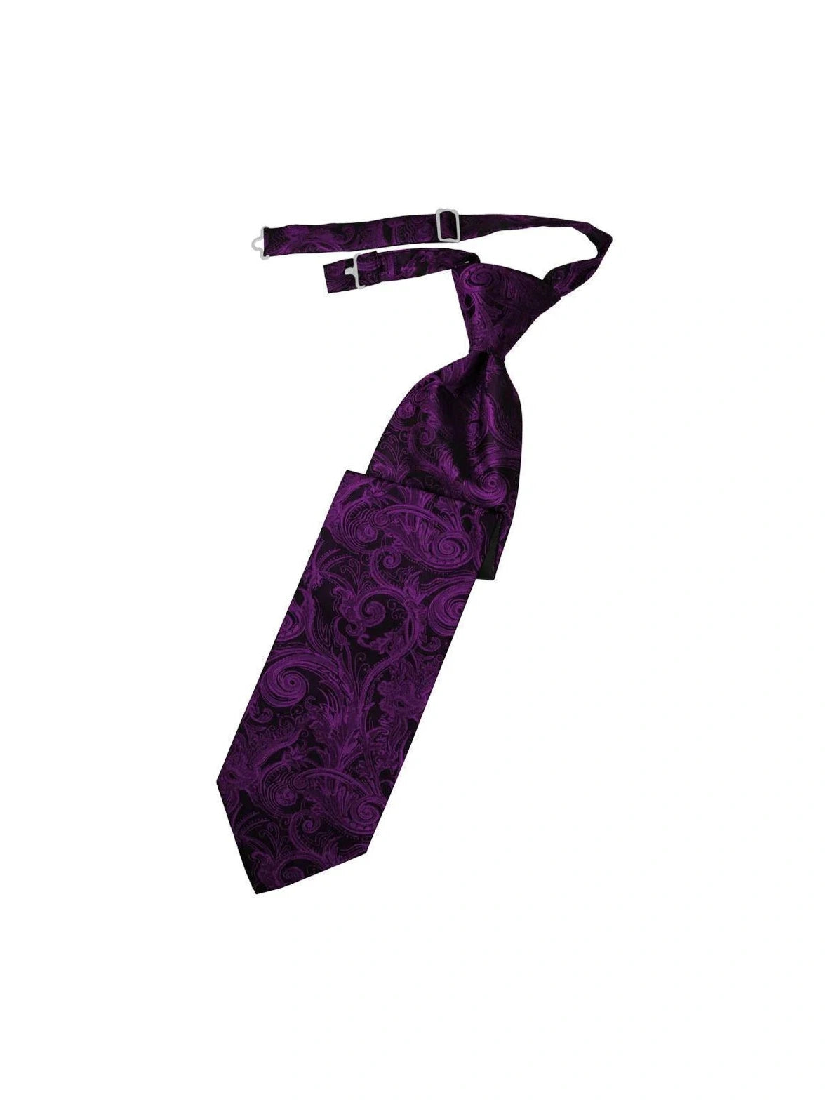 Tapestry Skinny Necktie Pre- Tied - Courbe et Compagnie