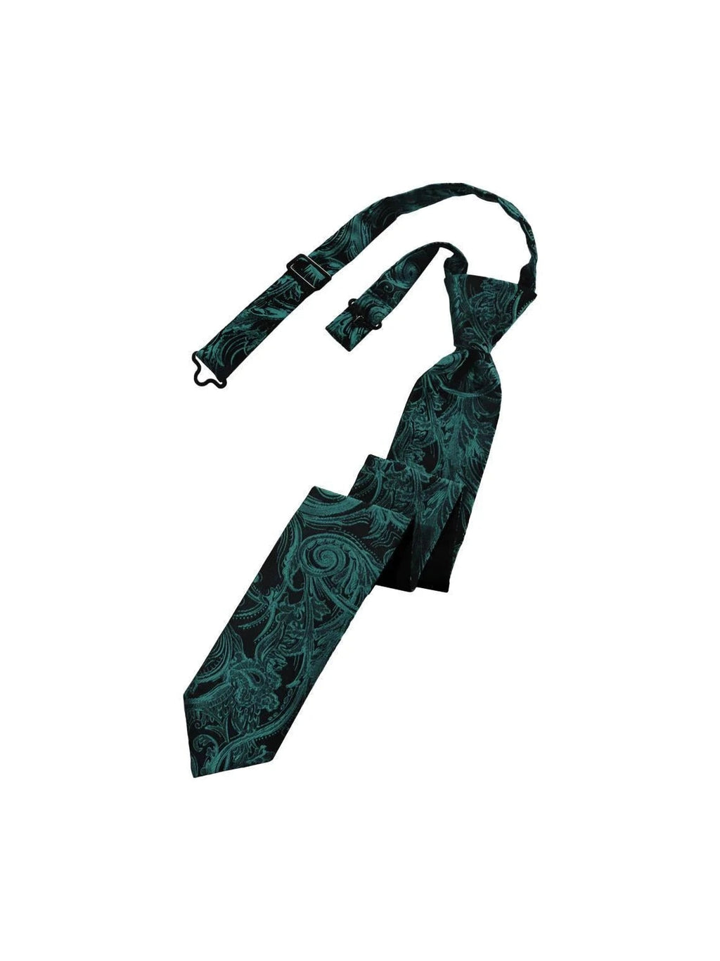 Tapestry Skinny Necktie Pre- Tied - Courbe et Compagnie