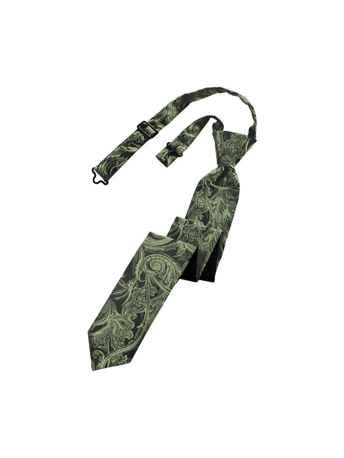 Tapestry Skinny Necktie Pre- Tied - Courbe et Compagnie