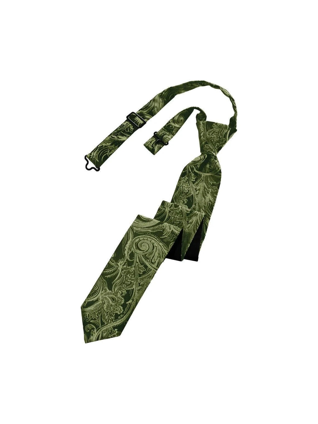 Tapestry Skinny Necktie Pre- Tied - Courbe et Compagnie