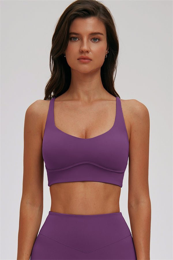 The Kinetic Zip Jacket Cross Back Sports Bra Leggings 3-Piece Set - Courbe et Compagnie