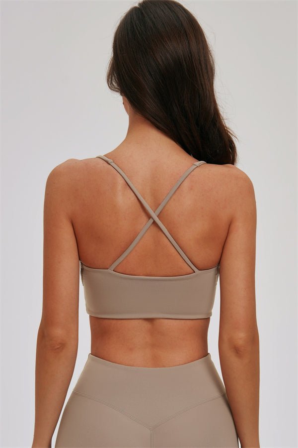The Kinetic Zip Jacket Cross Back Sports Bra Leggings 3-Piece Set - Courbe et Compagnie