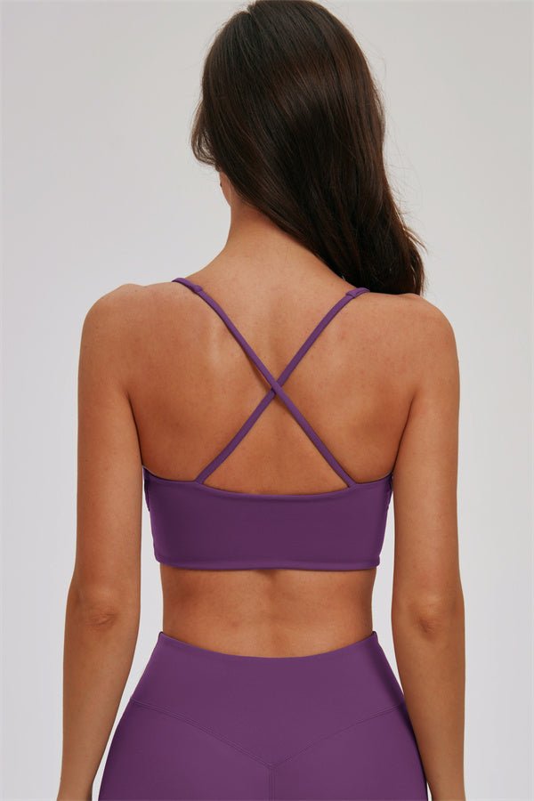 The Kinetic Zip Jacket Cross Back Sports Bra Leggings 3-Piece Set - Courbe et Compagnie