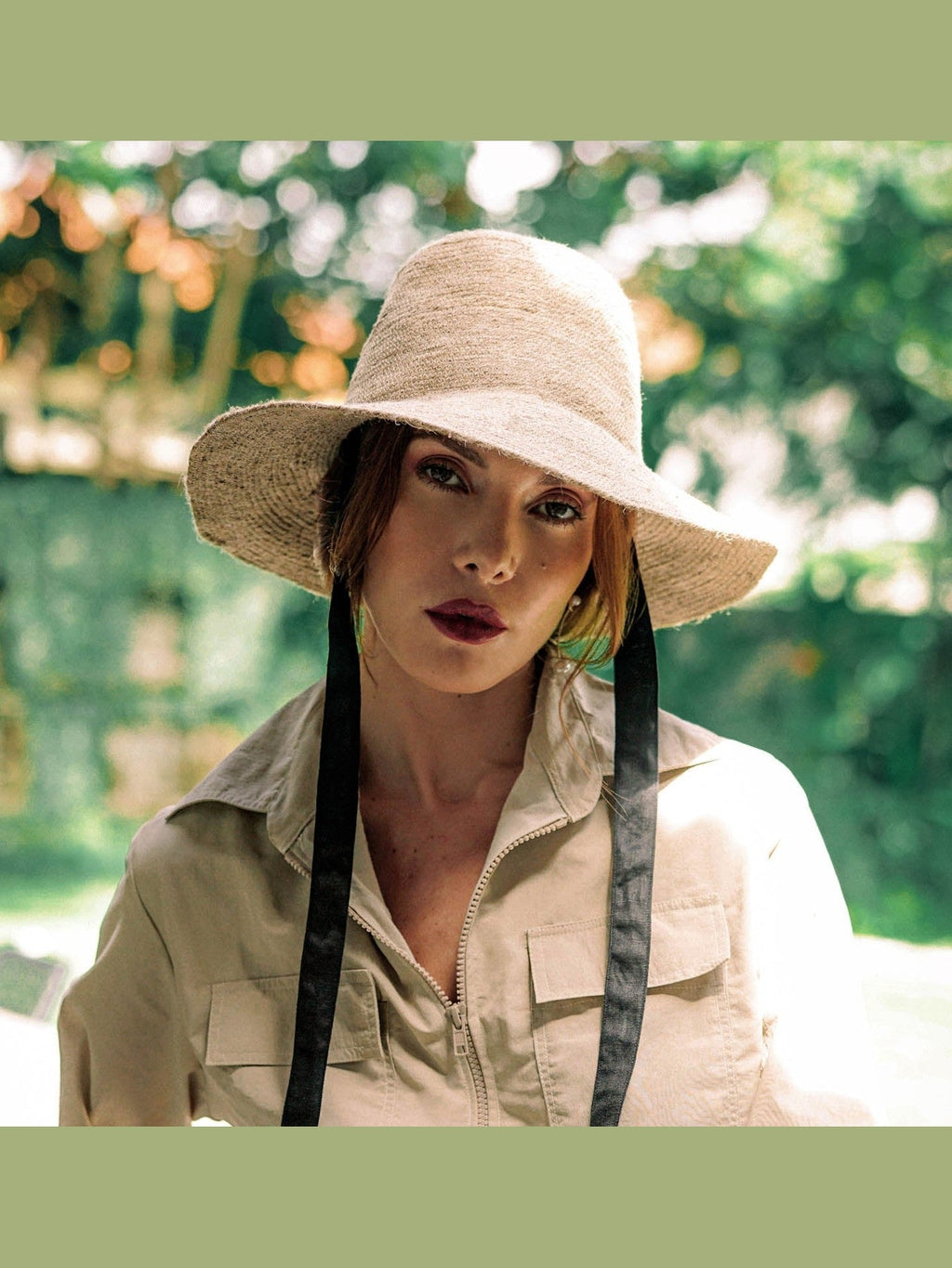 The Meg Jute Straw Hat In Beige - Courbe et Compagnie