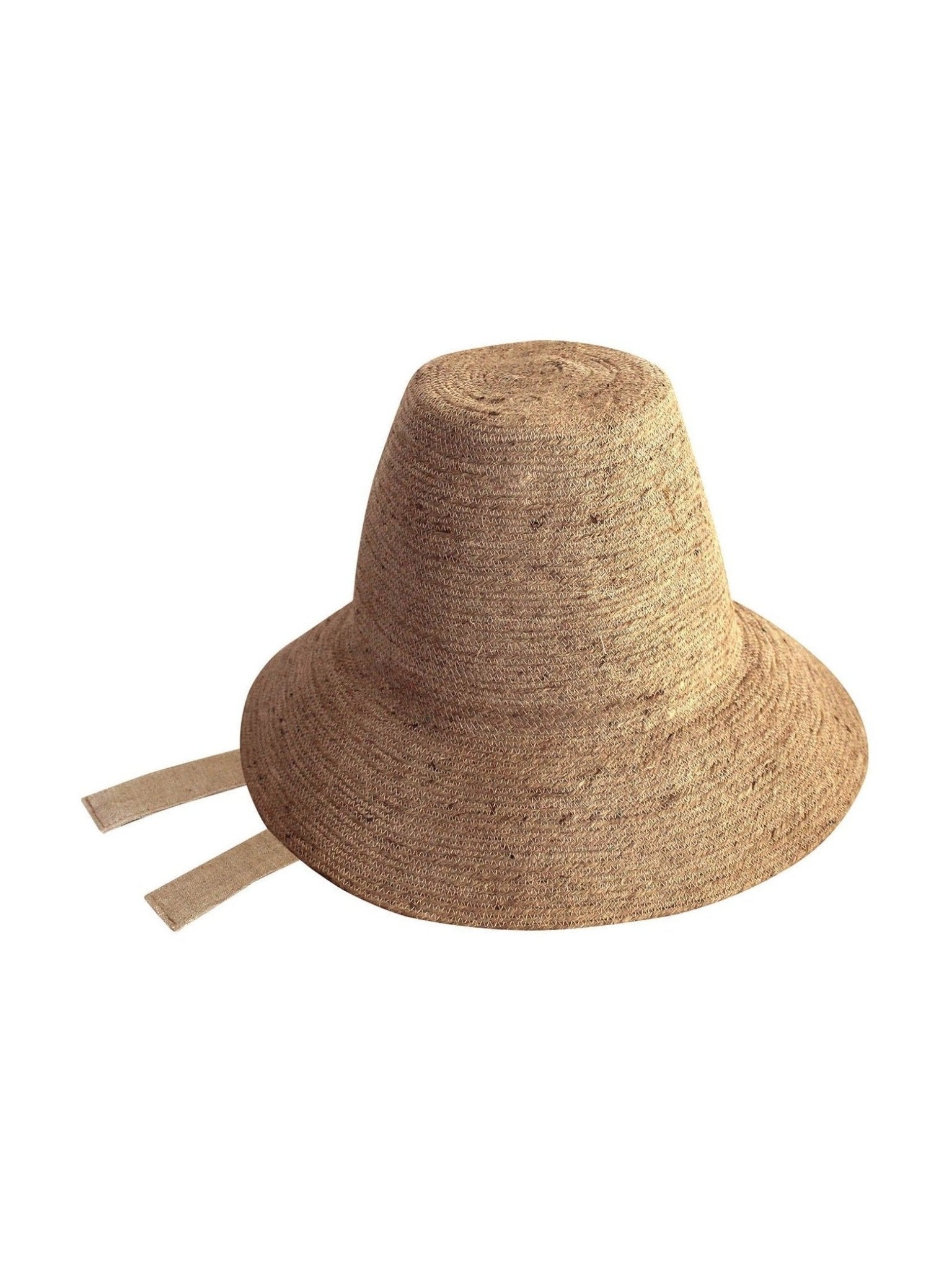The Meg Jute Straw Hat In Beige - Courbe et Compagnie