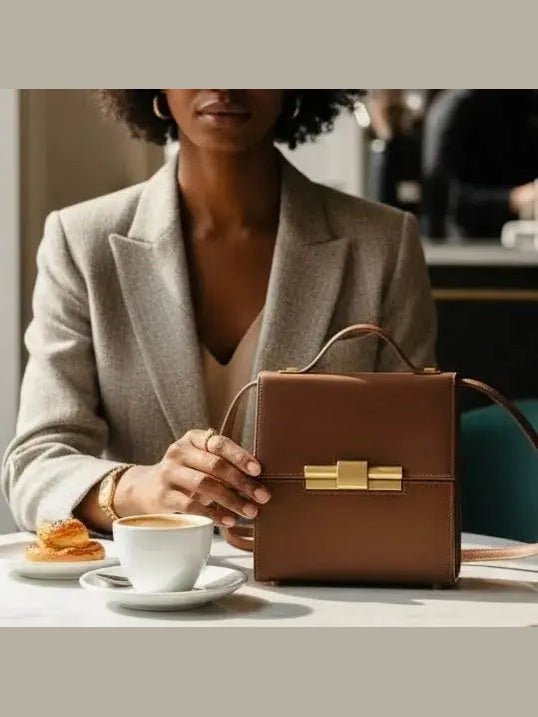 THE NINA CIGAR BOX BAG - Courbe et Compagnie