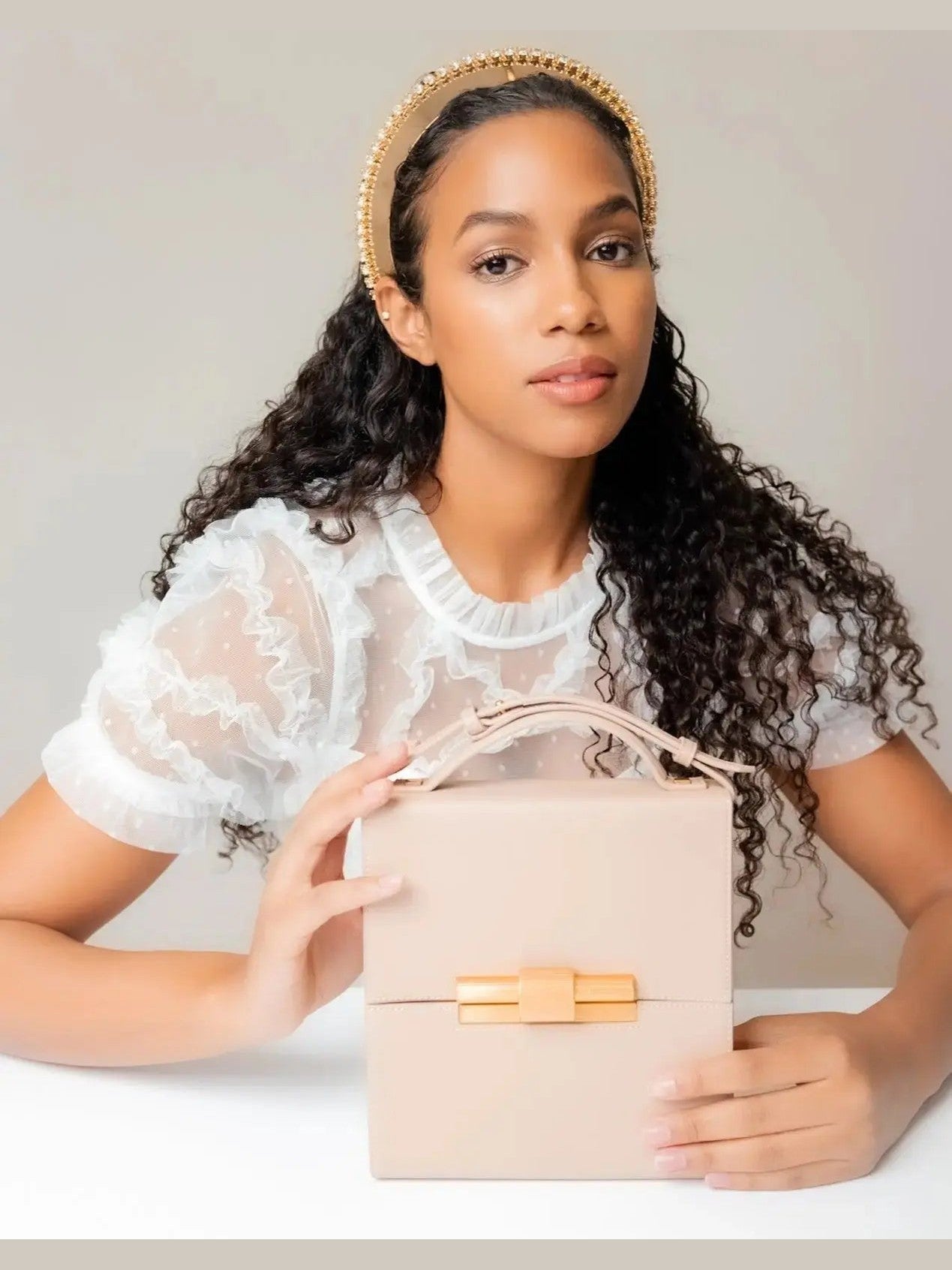 THE NINA CIGAR BOX BAG - Courbe et Compagnie