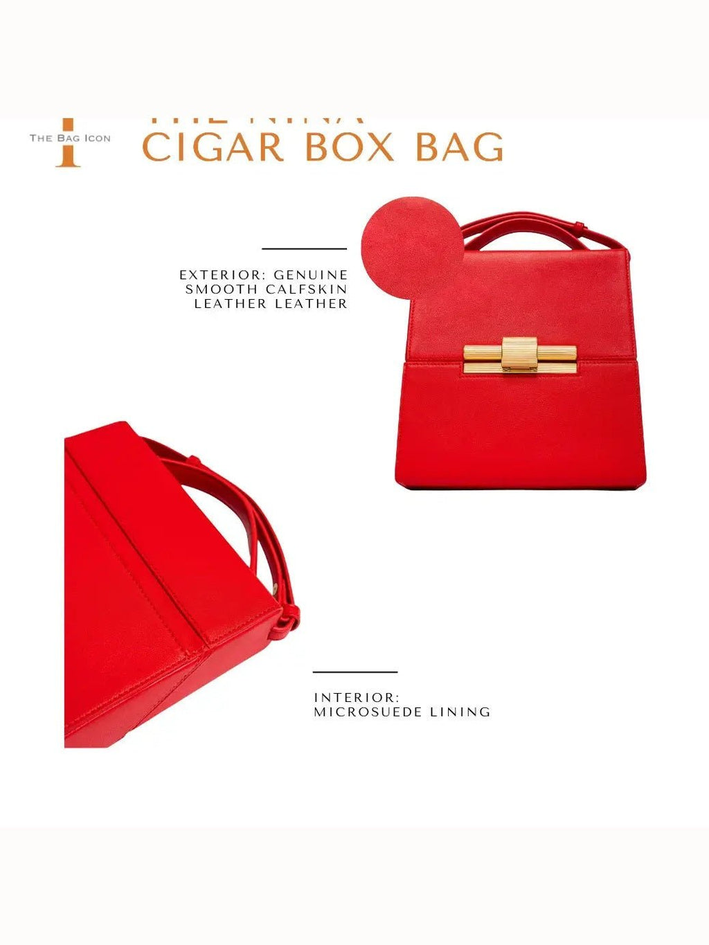 THE NINA CIGAR BOX BAG - Courbe et Compagnie