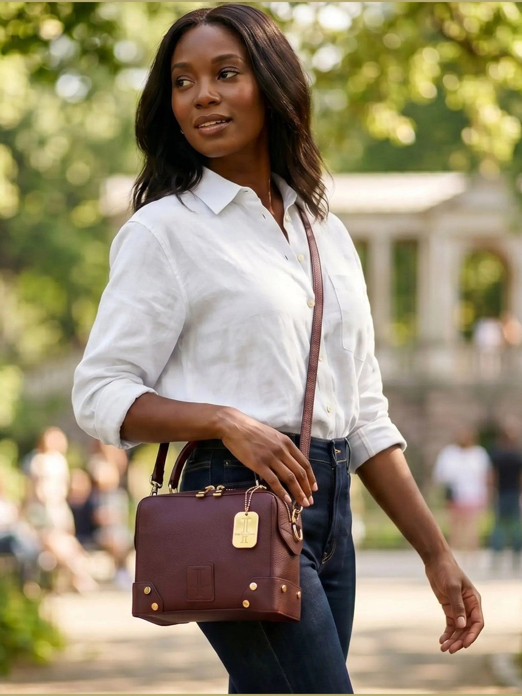 THE PETITE GRANDMERE TRUNK BAG - Courbe et Compagnie