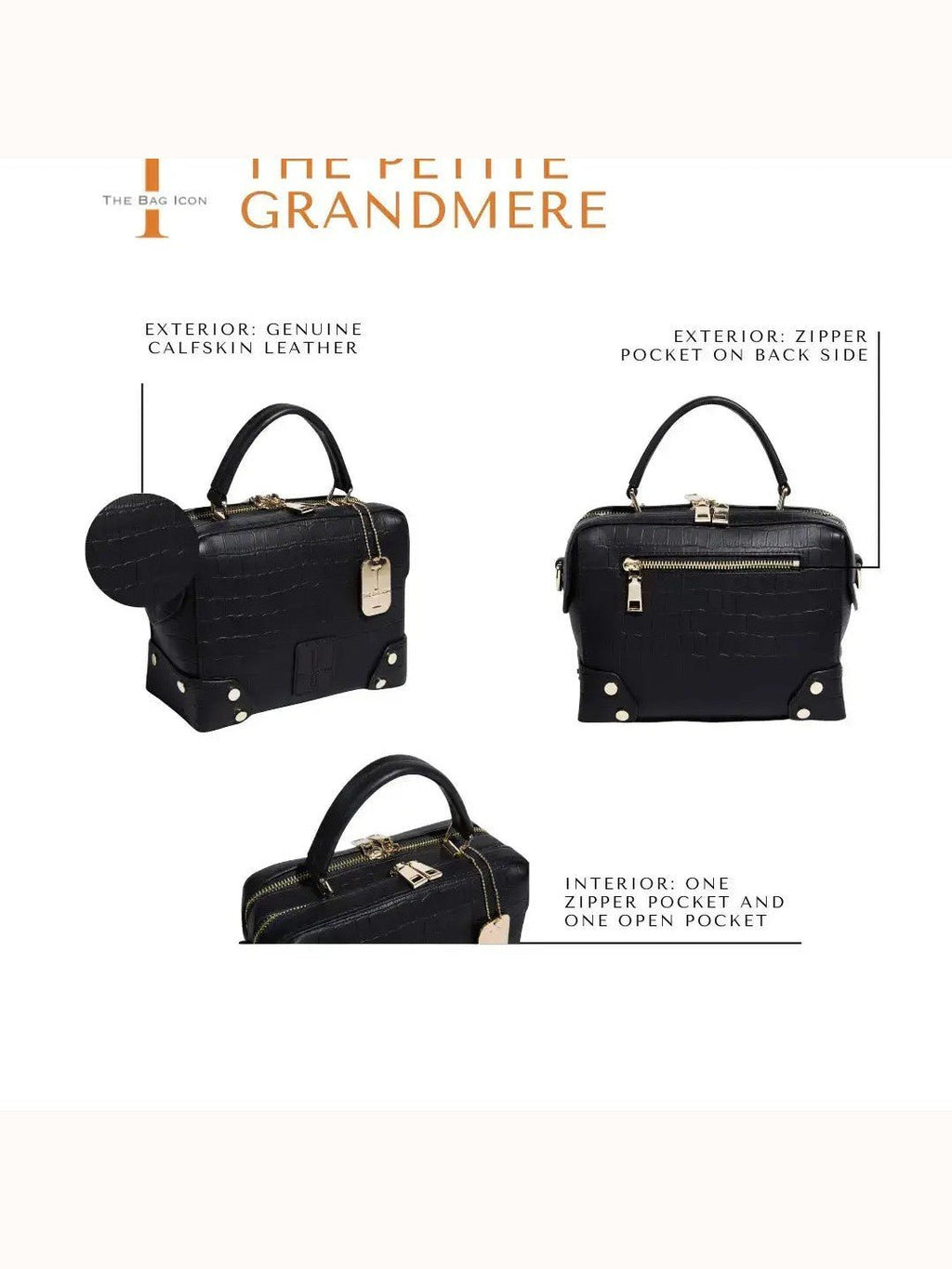 THE PETITE GRANDMERE TRUNK BAG - Courbe et Compagnie
