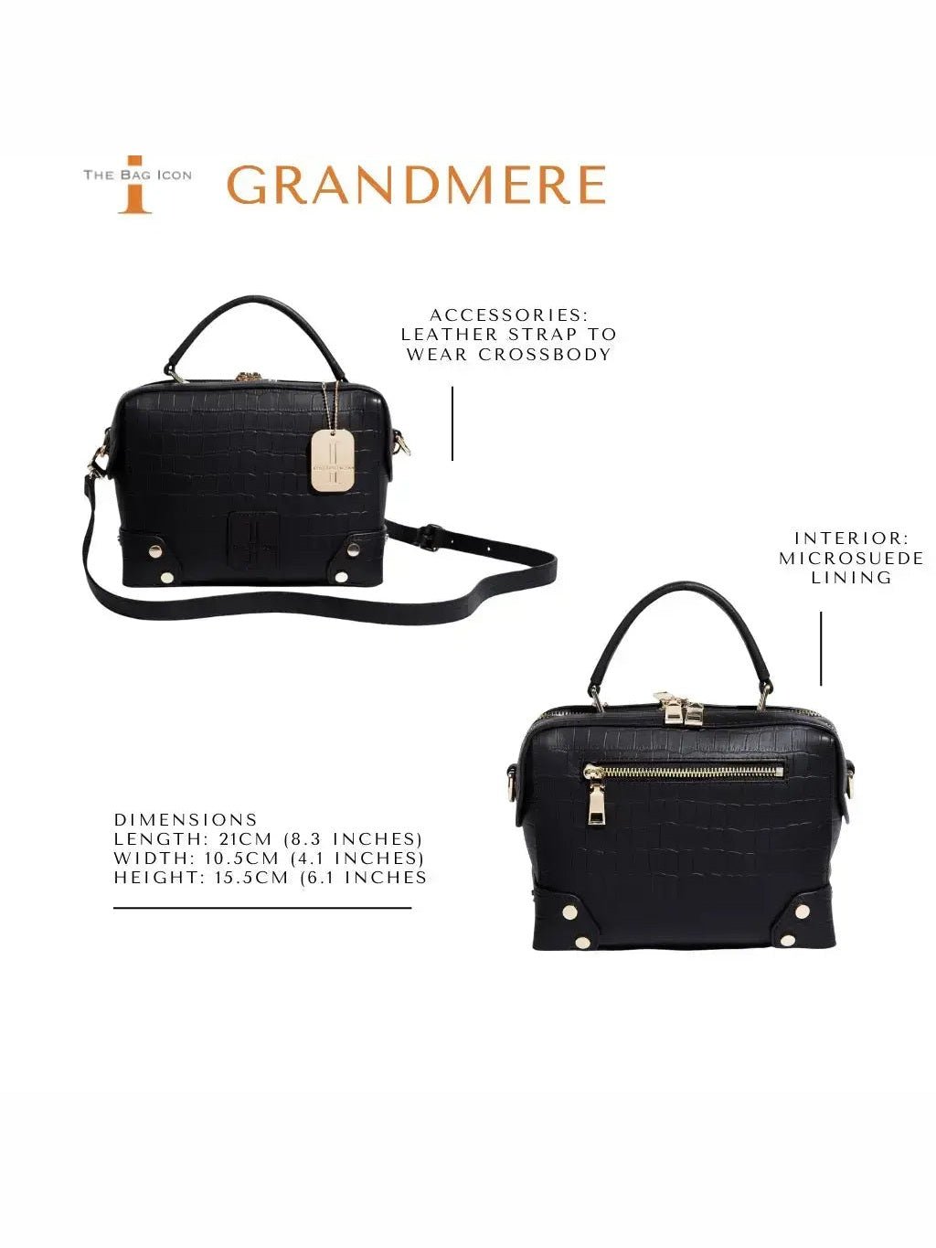 THE PETITE GRANDMERE TRUNK BAG - Courbe et Compagnie